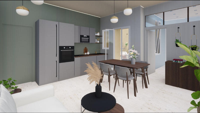 Appartement - 45 m² - 2 pièces