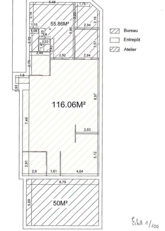 Local commercial - 166 m²
