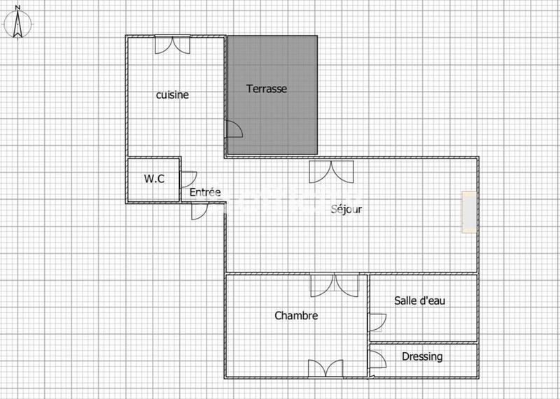 Appartement - 45 m² - 2 pièces
