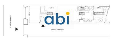 Appartement - 18 m² - 1 pièce