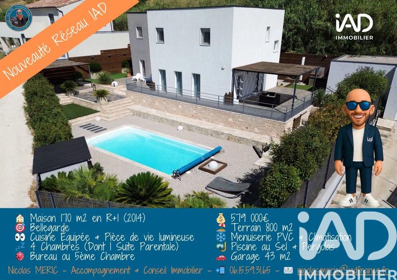 Maison - 170 m² - 7 pièces