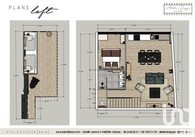 Maison - 50 m² - 2 pièces
