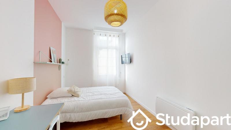 Chambre - 9 m² - 1 pièce