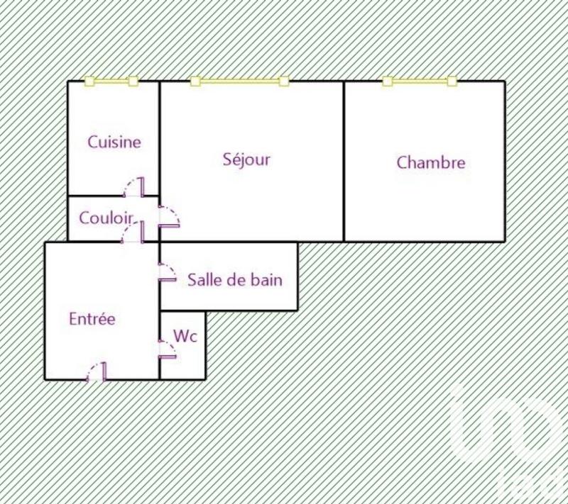 Appartement - 44 m² - 2 pièces