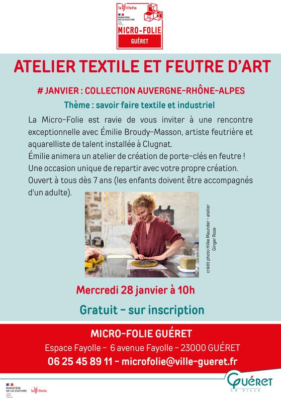 Atelier textile et feutre d'art