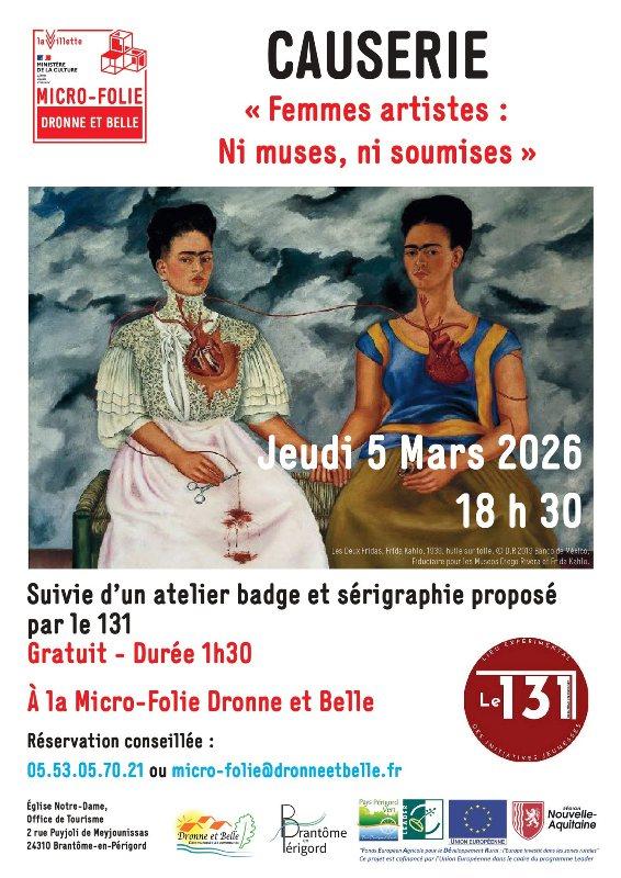 Causerie: Femmes artistes: ni muses, ni soumises