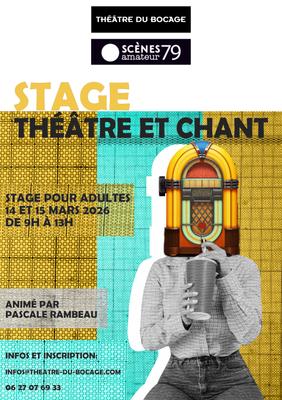 Stage de théâtre et chant pour adultes