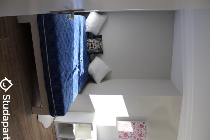 Chambre - 17 m² - 1 pièce
