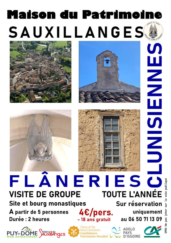 Flaneries clunisiennes à Sauxillanges