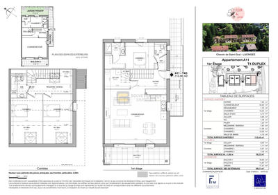 Appartement - 112 m² - 4 pièces