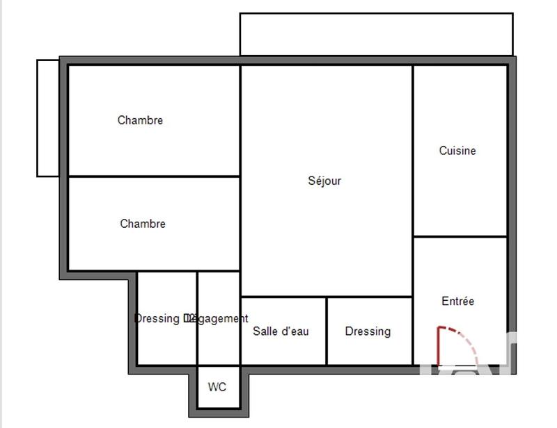 Appartement - 69 m² - 3 pièces