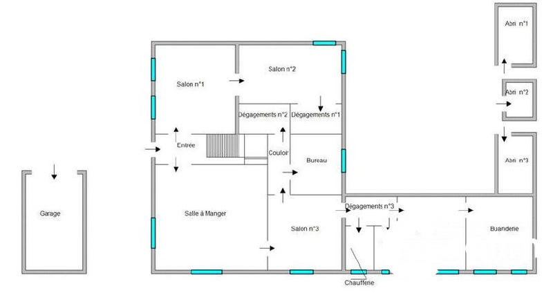 Maison - 270 m² - 12 pièces