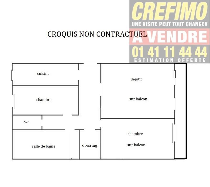 Appartement - 70 m² - 3 pièces