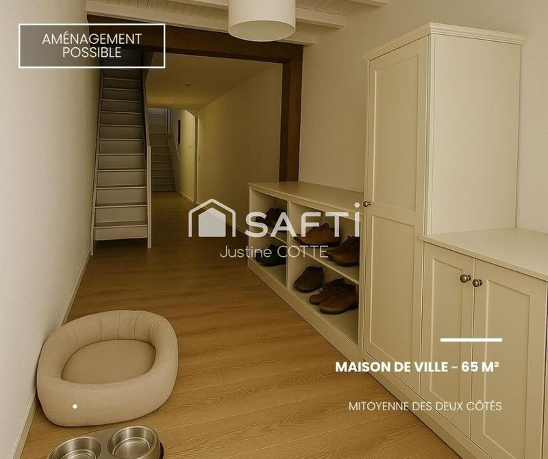 Maison de ville - 65 m² - 2 pièces