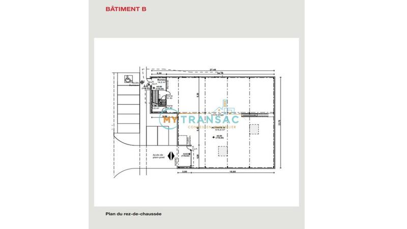 Local d'activités - 718 m²