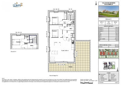 Appartement - 86 m² - 4 pièces