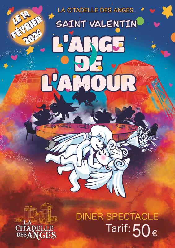 Dîner-spectacle de la Saint-Valentin - l'Ange de l'Amour