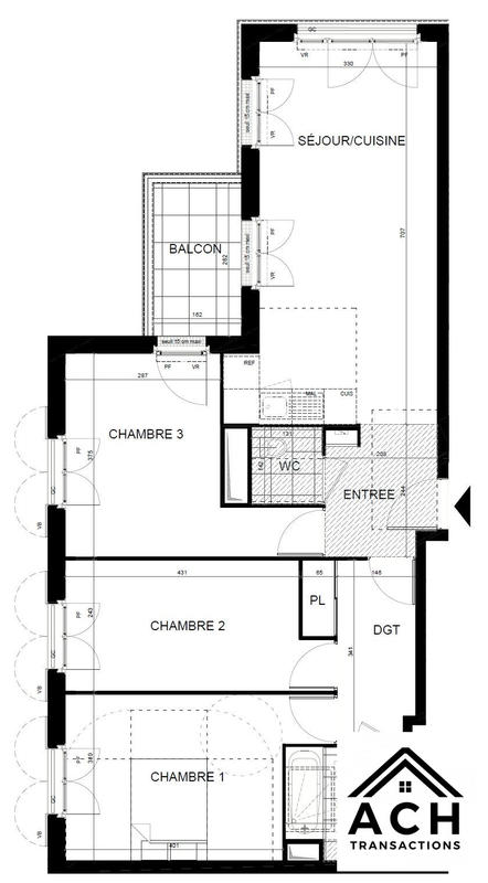 Appartement - 79 m² - 4 pièces