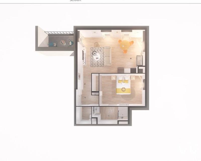 Appartement - 45 m² - 2 pièces