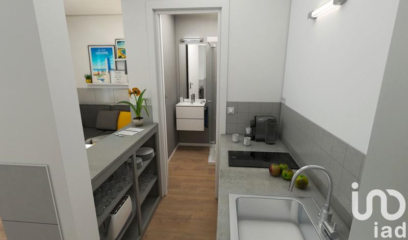 Studio - 16 m² - 1 pièce