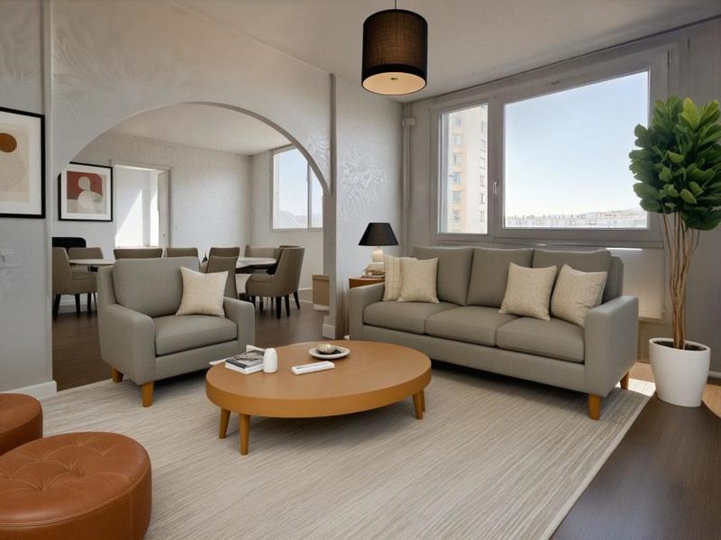 Appartement - 82 m² - 3 pièces