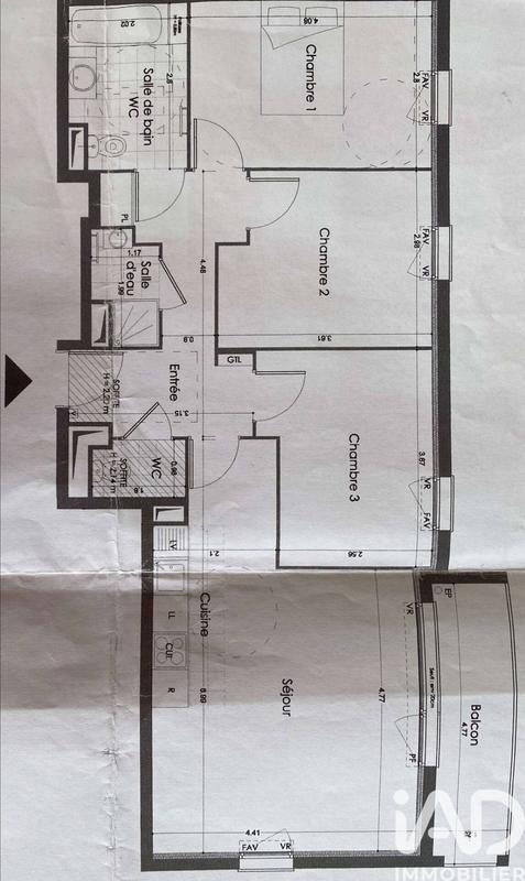 Appartement - 74 m² - 4 pièces