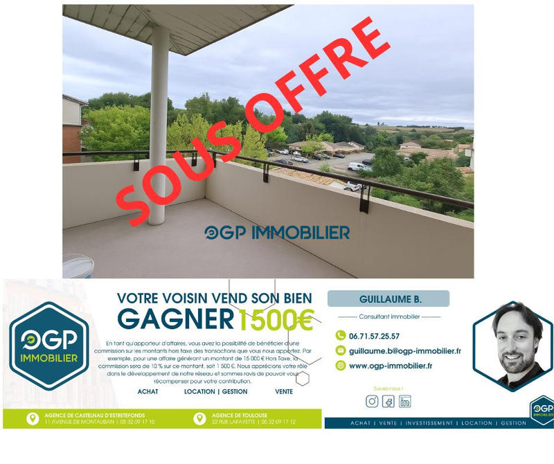 Appartement - 55 m² - 3 pièces