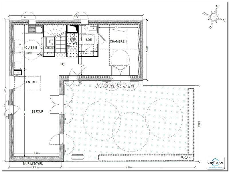 Maison - 87 m² - 4 pièces