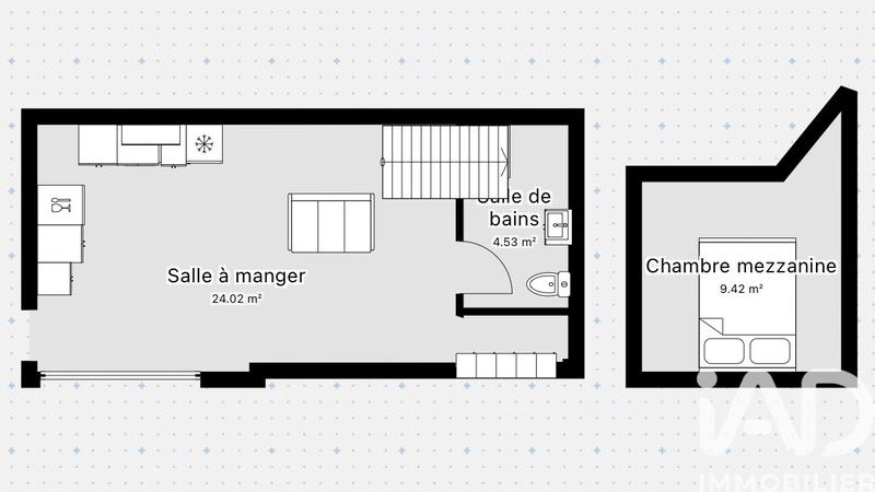 Appartement - 51 m² - 3 pièces