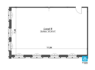 Local commercial - 87 m²