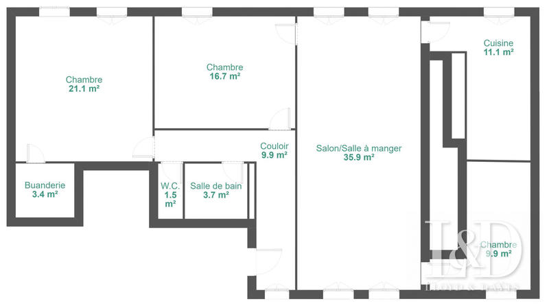 Duplex - 189 m² - 9 pièces