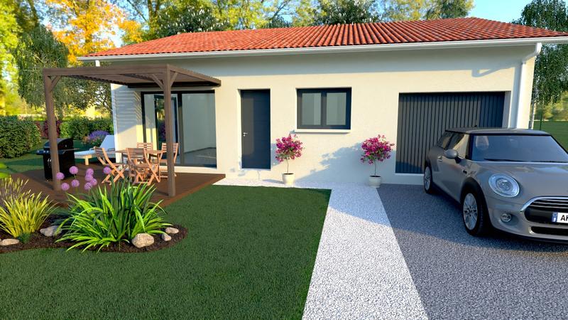 Maison - 80 m² - 4 pièces