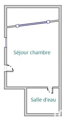 Appartement - 29 m² - 1 pièce