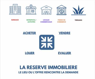 Bureau - 100 m² - 3 pièces