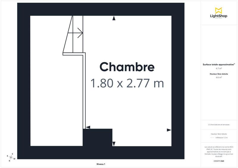 Appartement - 36 m² - 1 pièce
