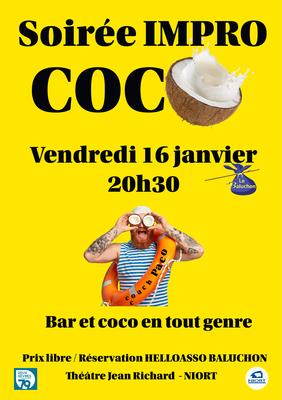 Soirée impro coco à Niort
