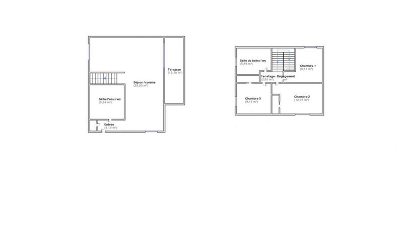 Villa - 76 m² - 4 pièces