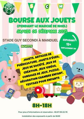 Bourse aux jouets du sc manduel