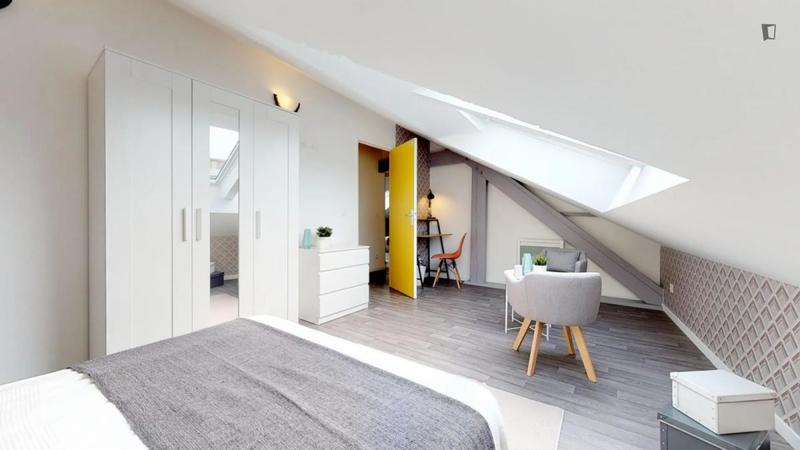 Chambre - 18 m² - 3 pièces