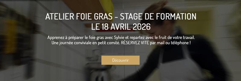 Atelier cuisine: préparation de foie gras