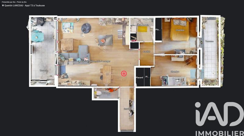 Appartement - 73 m² - 3 pièces