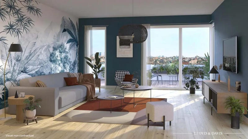 Appartement - 53 m² - 2 pièces