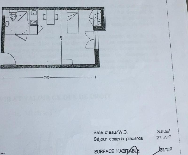 Appartement - 31 m² - 1 pièce