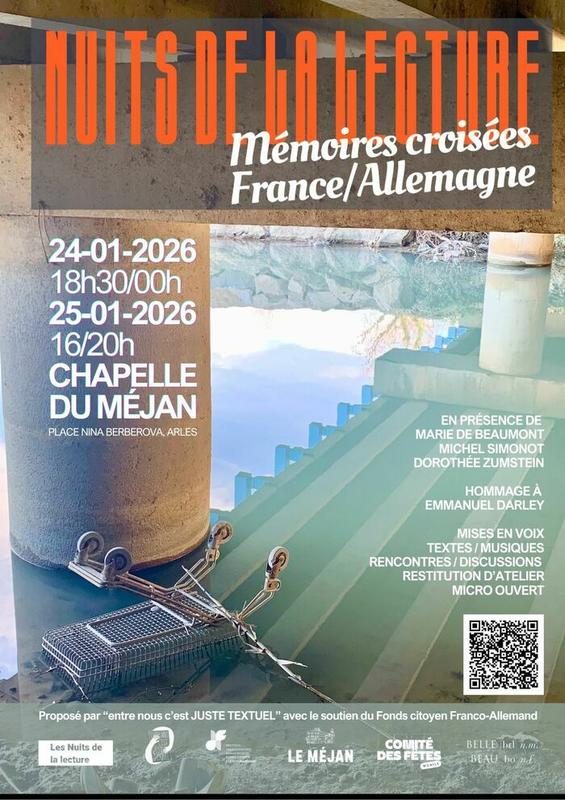 Nuits de la lecture – Mémoires croisées France/Allemagne