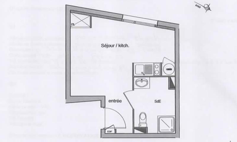 Appartement - 21 m² - 1 pièce