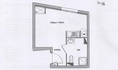 Appartement - 21 m² - 1 pièce