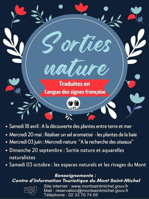 Sorties nature traduites en Lsf (Langue des Signes Française)