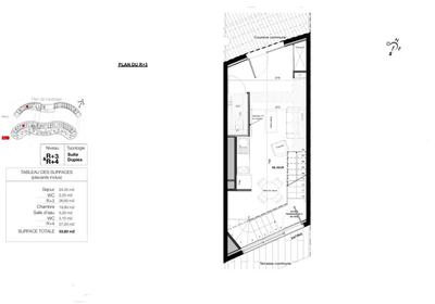 Appartement - 53 m² - 2 pièces
