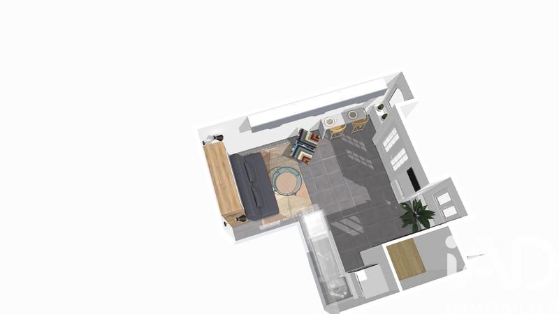Appartement - 19 m² - 1 pièce