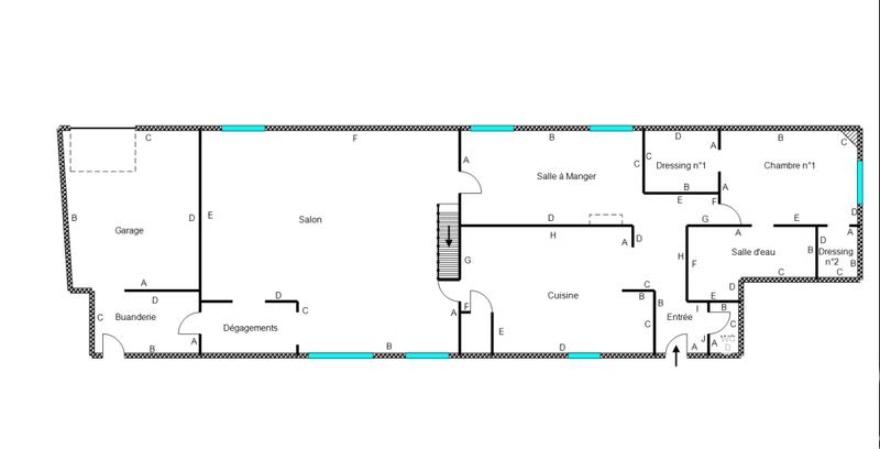 Maison - 170 m² - 5 pièces